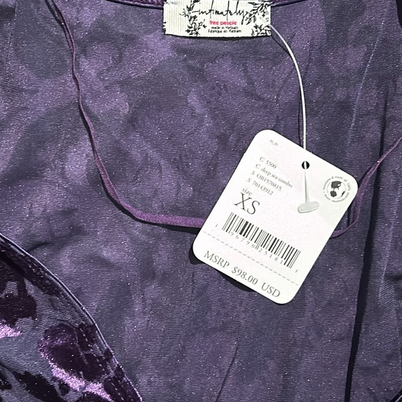 Free People Magic Hour Bodysuit in Deep Sea Combo - Picture 9 of 9